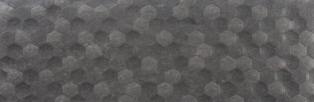 Basalt Hexagon Antracita Rect 29x89