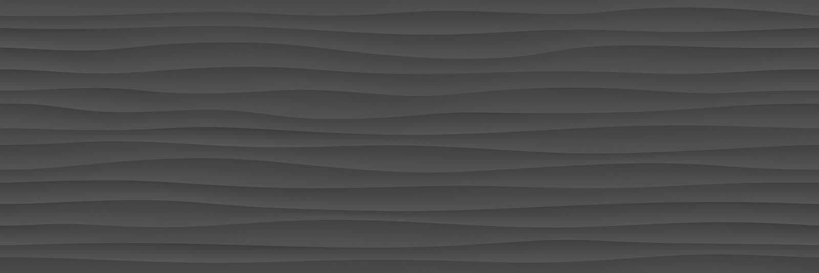Anthracite Struttura Wave 3D 40x120 cm