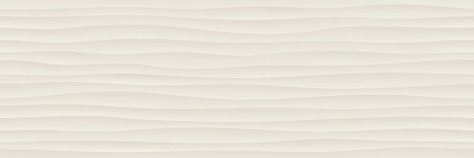 Cream Struttura Wave 3D 40x120 cm