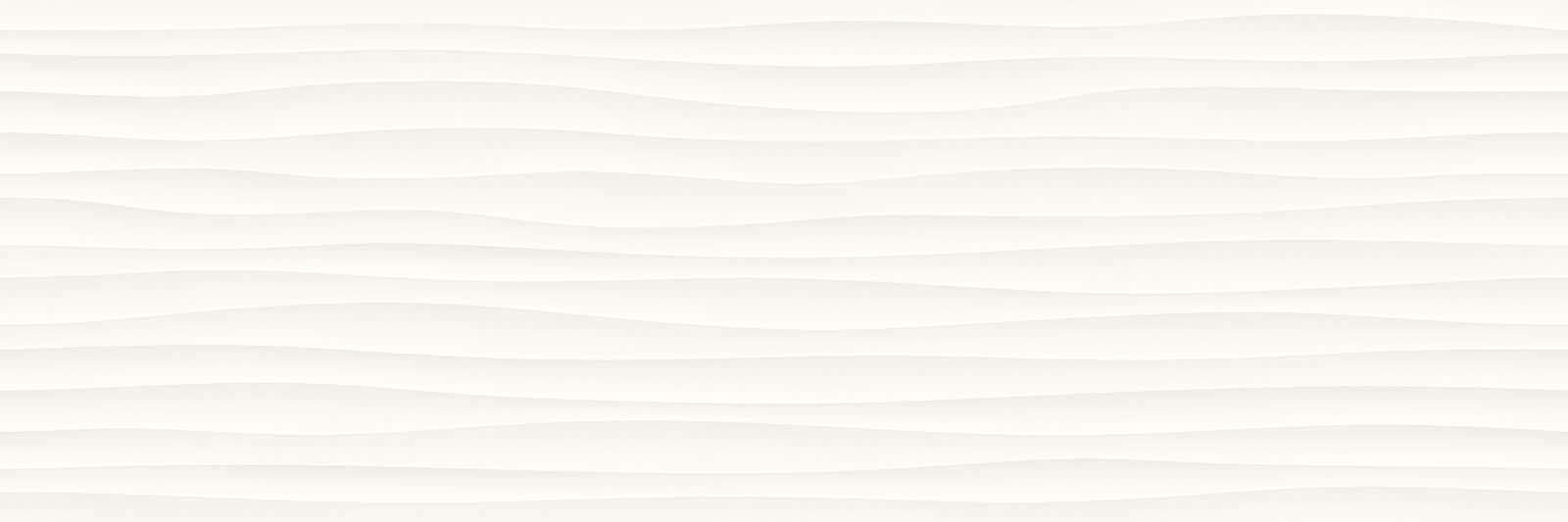 White Struttura Wave 3D 40x120 cm