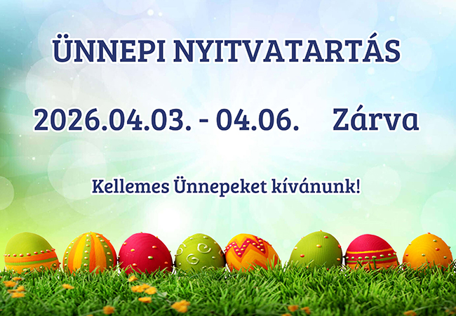 Ünnepi nyitvatartás